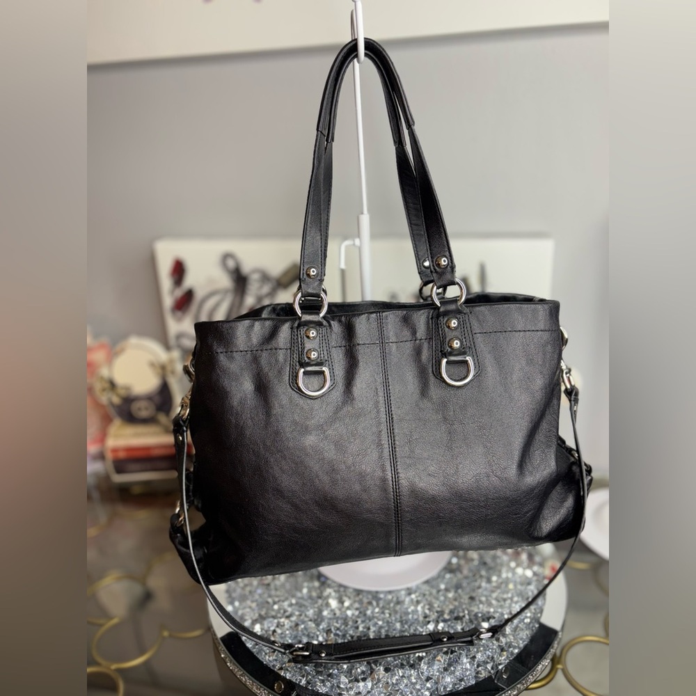 Coach 2011 Ashley leather convertible carryall satchel EUC - Picture 4 of 15
